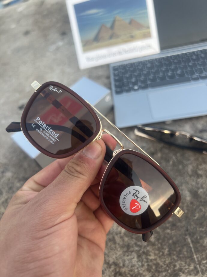 ⁦Lunettes rayban polarisé⁩ - الصورة ⁦2⁩
